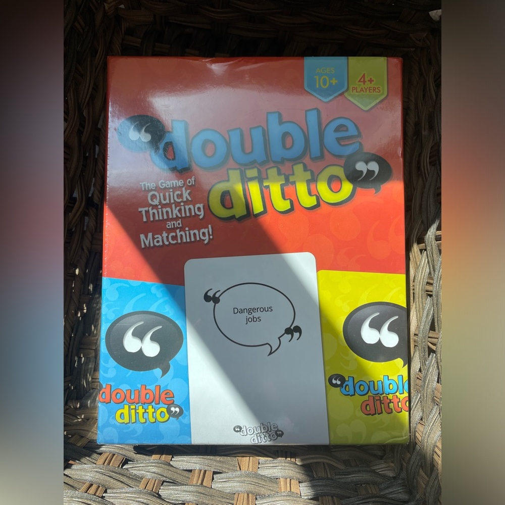 NWT Double Ditto The Game of Quick Thinking & Matching